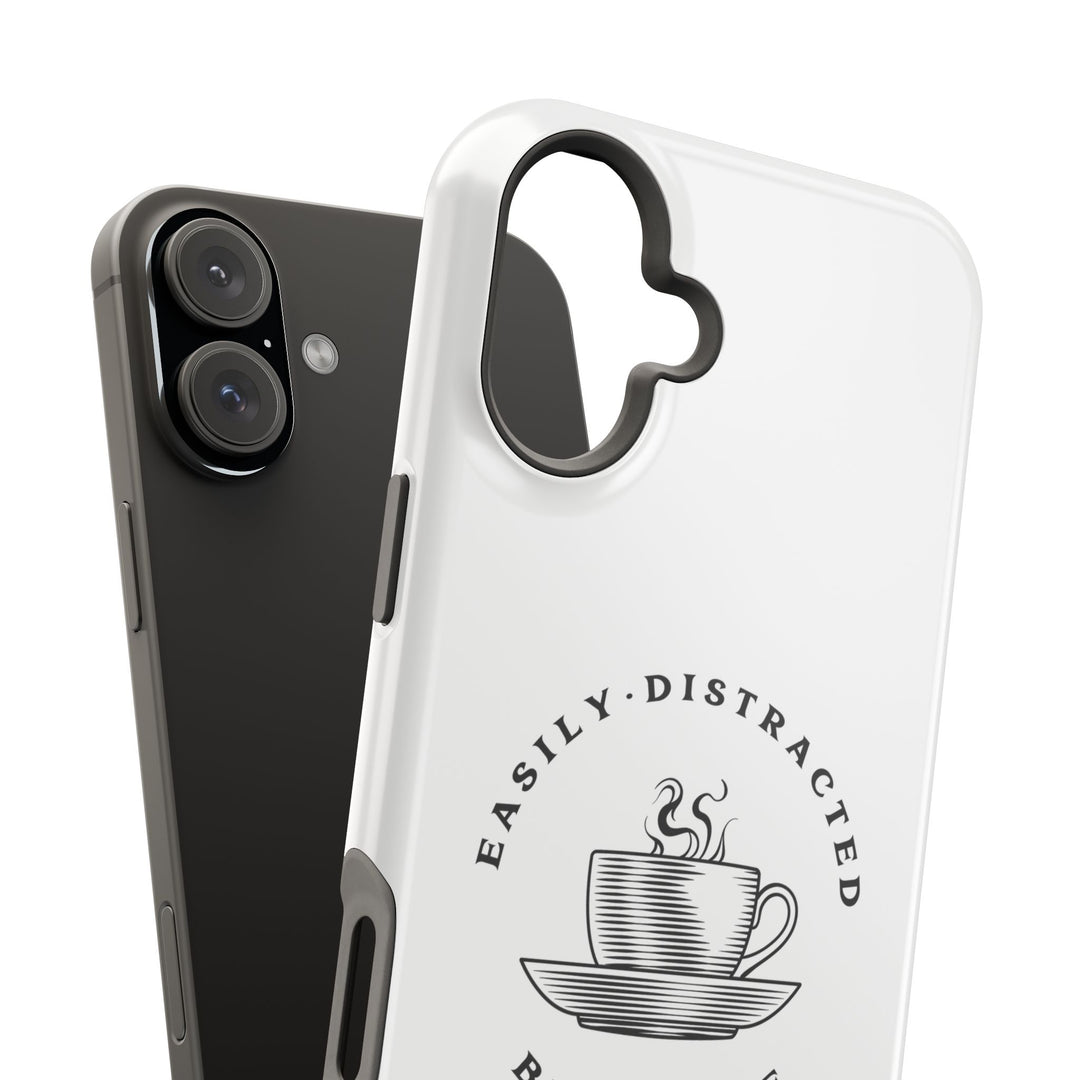 Easily Distracted By Coffee – Spill-Proof Your Distraction MagSafe® iPhone Case