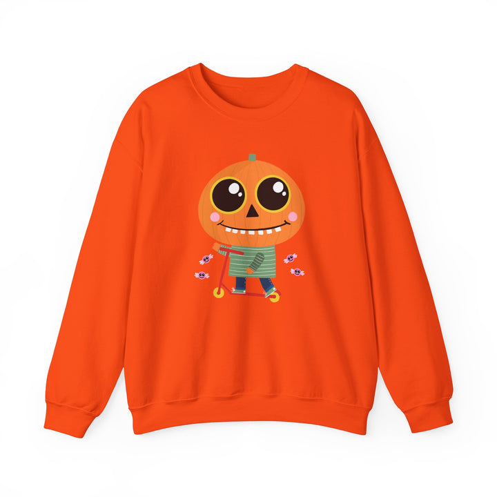 "Pumpkin Rider" - Rev Up Your Halloween Crewneck Sweatshirt