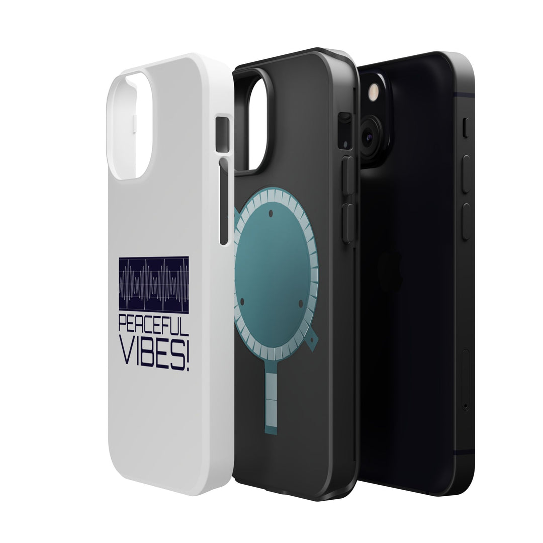 "Peaceful Vibes 2.0" Magnetic iPhone Tough Cases  - Where Tranquility Meets Toughness