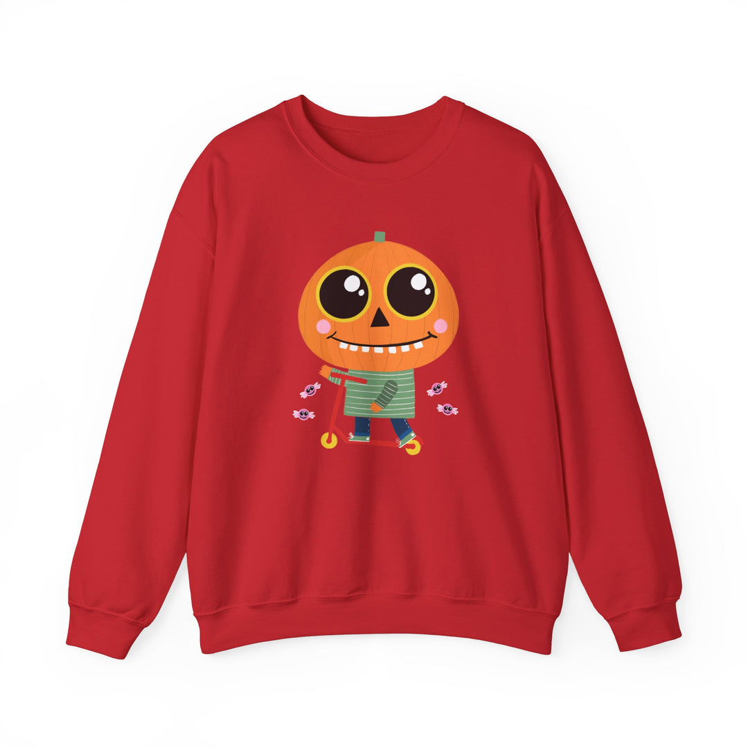 "Pumpkin Rider" - Rev Up Your Halloween Crewneck Sweatshirt