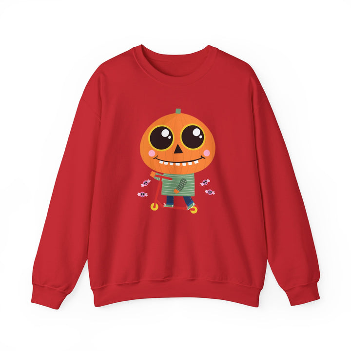 "Pumpkin Rider" - Rev Up Your Halloween Crewneck Sweatshirt