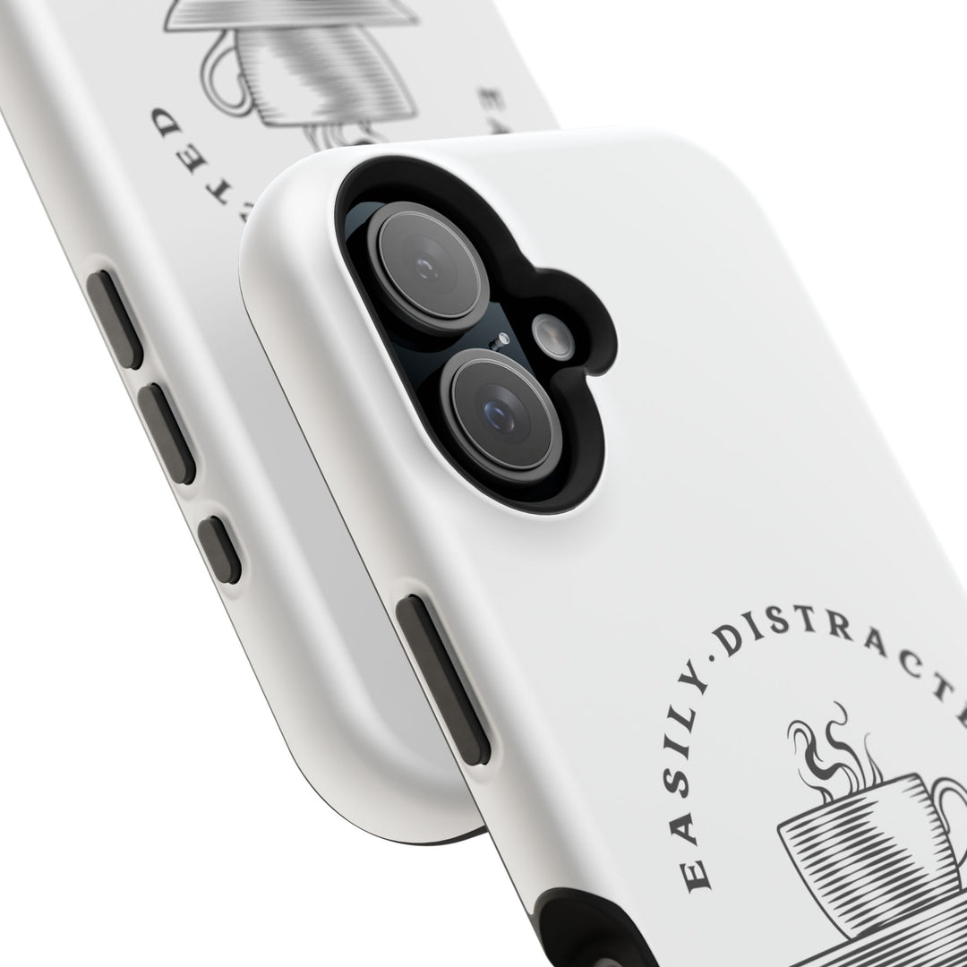 Easily Distracted By Coffee – Spill-Proof Your Distraction MagSafe® iPhone Case