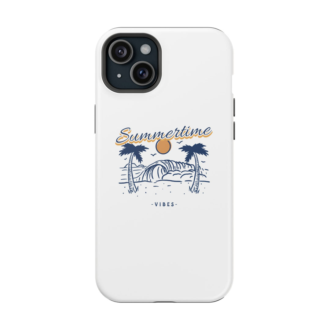 "Summertime Vibes" iPhone Case – Heatproof Your Style Magnetic Tough Cases