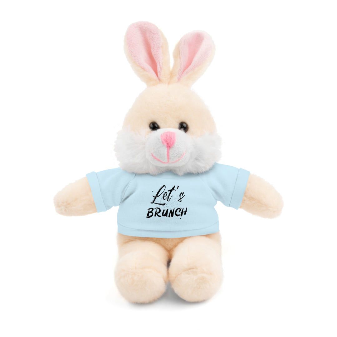 "Let's Brunch" Stuffed Animals with Tee = Cuddly Fun!