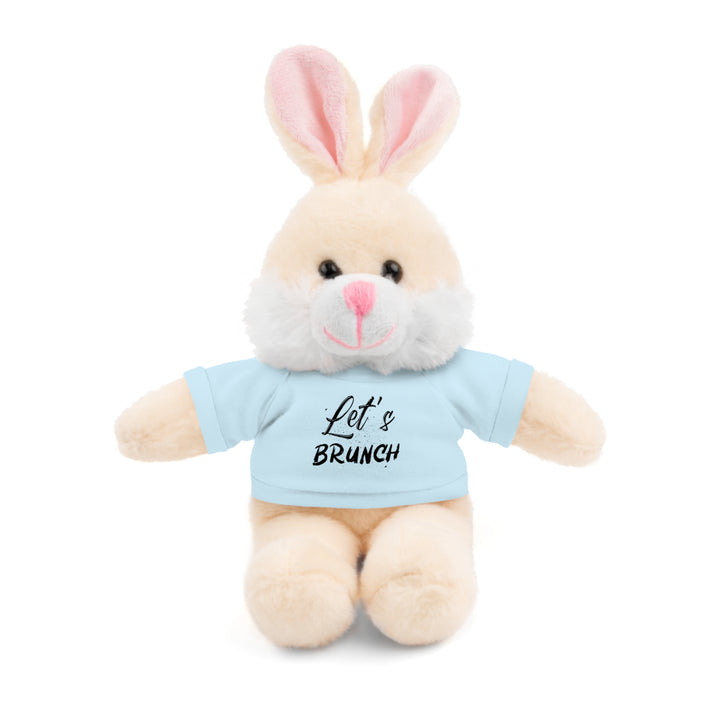 "Let's Brunch" Stuffed Animals with Tee = Cuddly Fun!