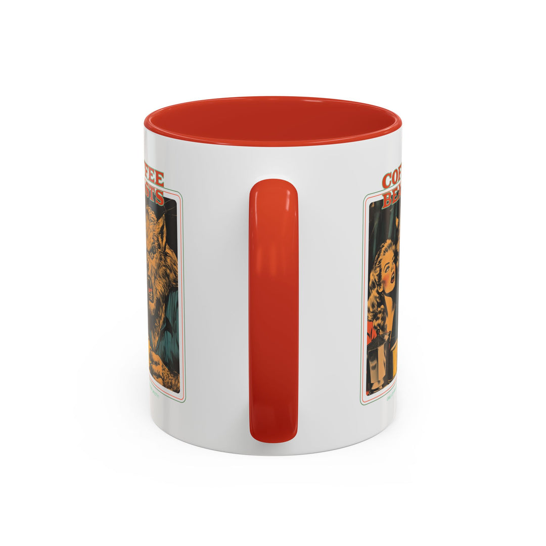 "Coffee Beasts" Accent Mug – Bold Sips, Bold Style