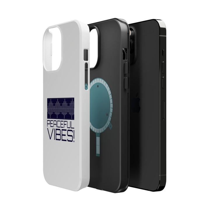 "Peaceful Vibes 2.0" Magnetic iPhone Tough Cases  - Where Tranquility Meets Toughness