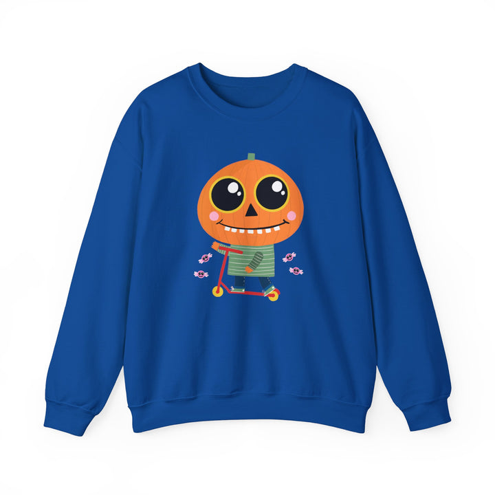 "Pumpkin Rider" - Rev Up Your Halloween Crewneck Sweatshirt