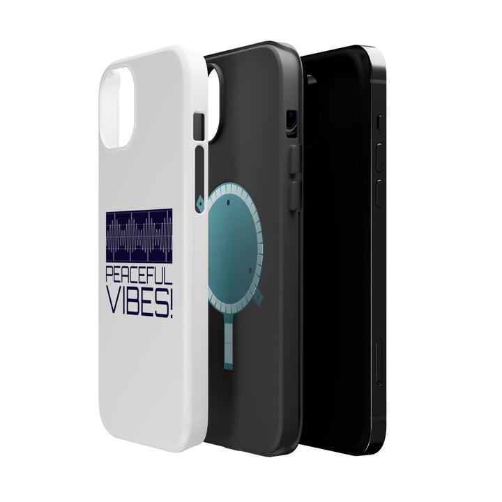 "Peaceful Vibes 2.0" Magnetic iPhone Tough Cases  - Where Tranquility Meets Toughness