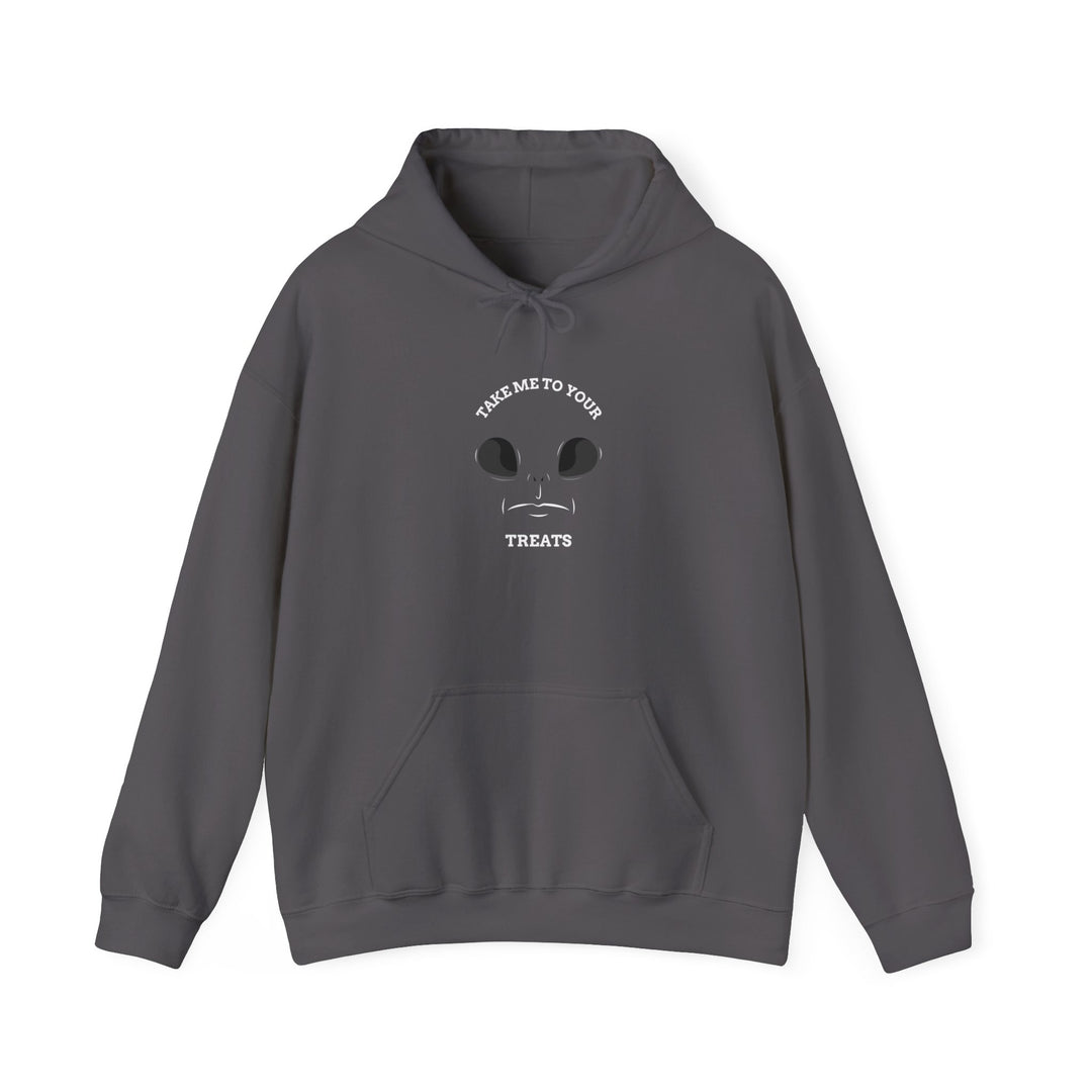 "Take Me To Your Treats" - Sweet & Spooky Style Hooded Sweatshirt