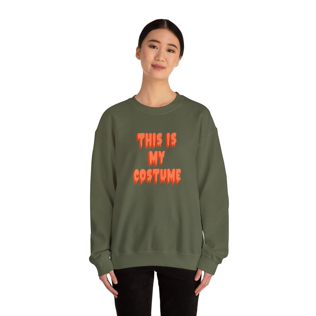 "This Is My Costume" - Own Halloween With Extra Spook Crewneck Sweatshirt