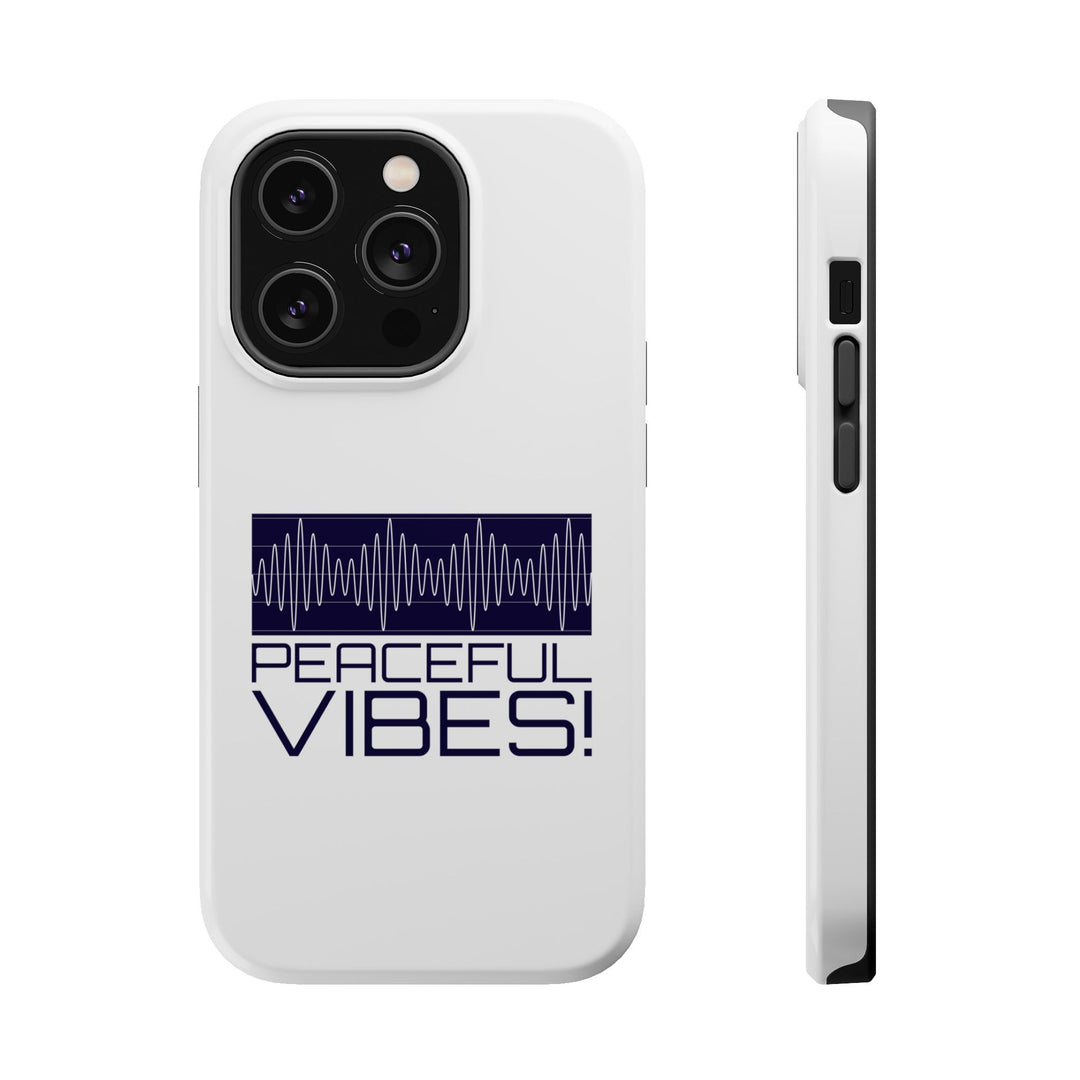 "Peaceful Vibes 2.0" Magnetic iPhone Tough Cases  - Where Tranquility Meets Toughness