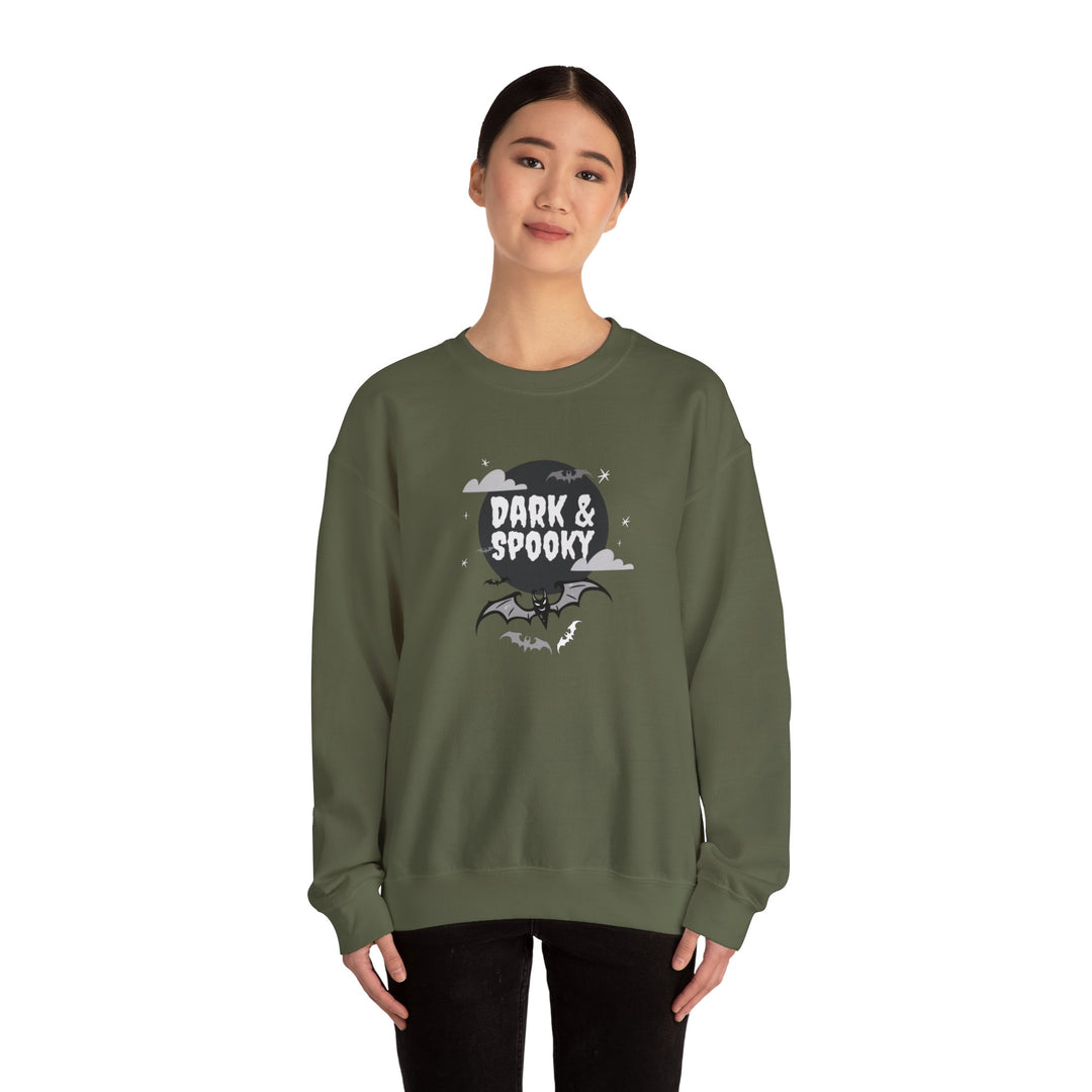 "Dark & Spooky" - Unleash Your Inner Fright Crewneck Sweatshirt