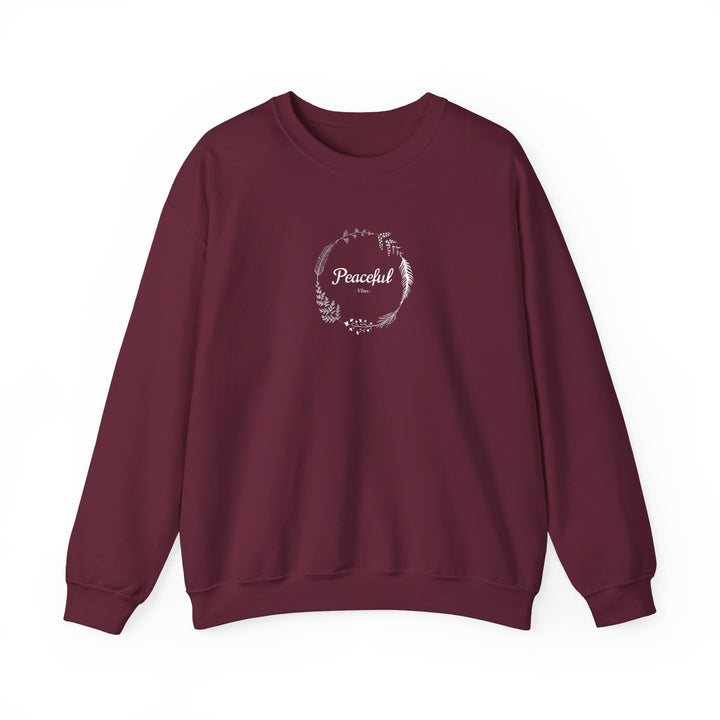 "Peaceful Vibes" Unisex Heavy Blend™ Crewneck Sweatshirt - Pure Comfort!