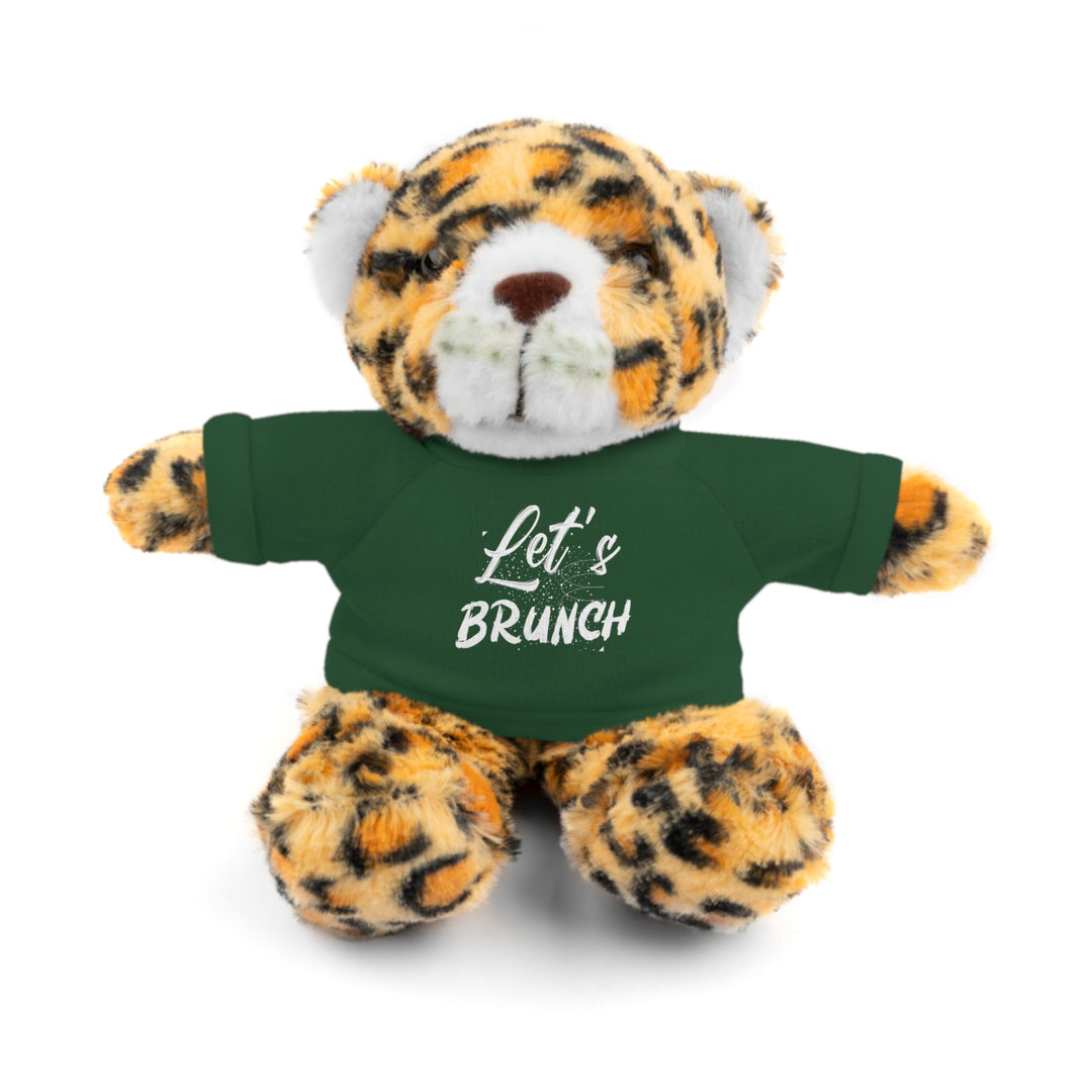 "Let's Brunch" Stuffed Animals with Tee = Cuddly Fun!