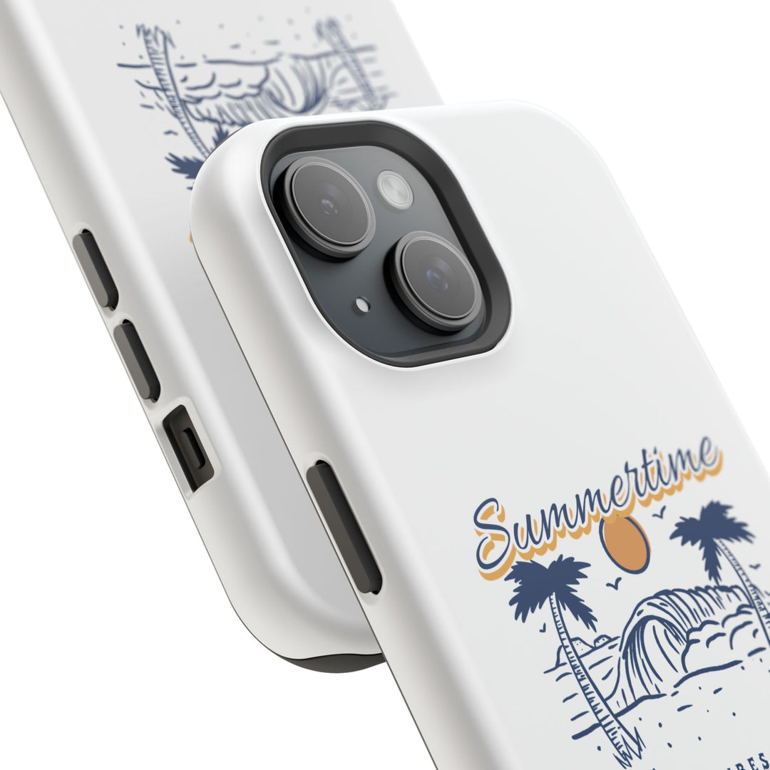 "Summertime Vibes" iPhone Case – Heatproof Your Style Magnetic Tough Cases