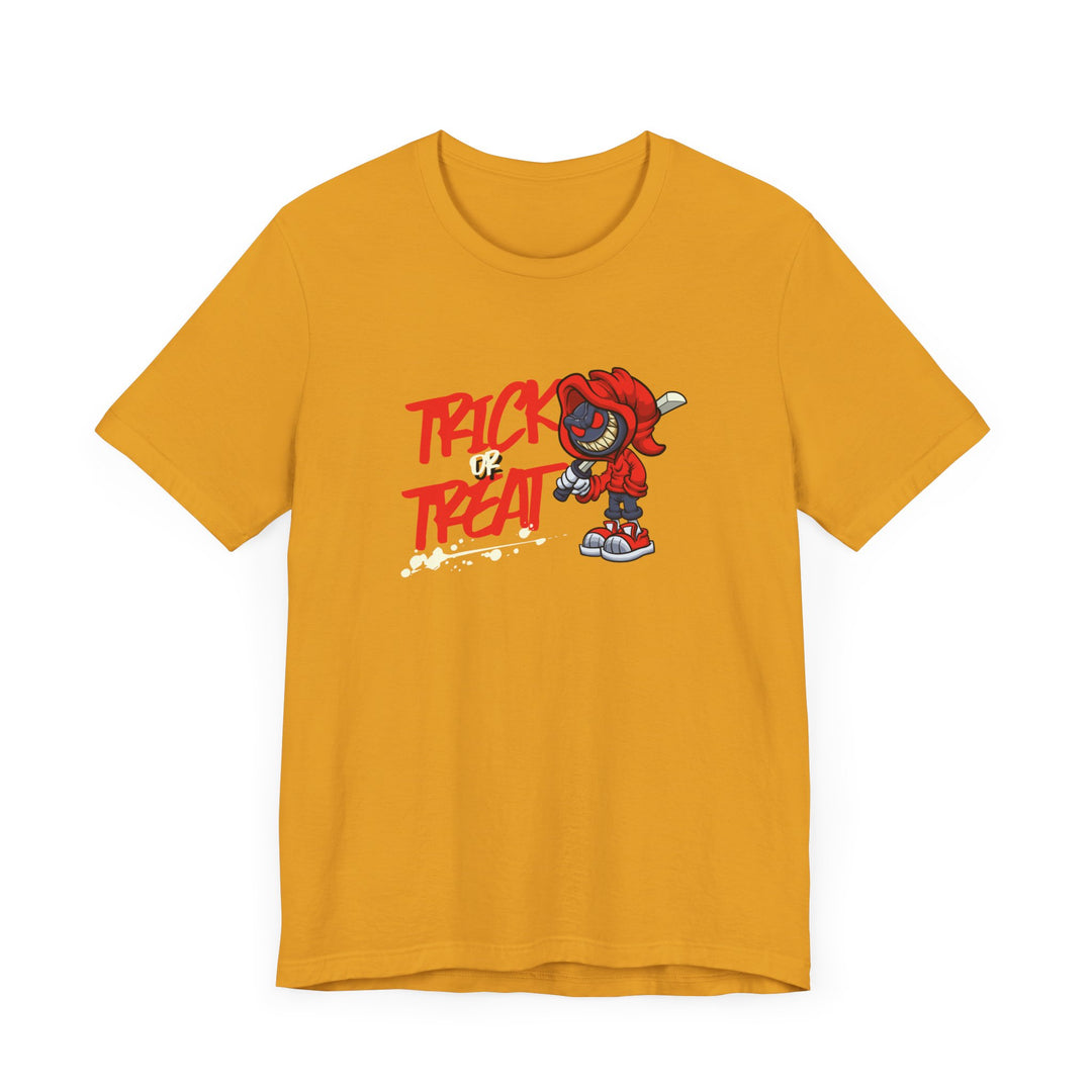 "Trick or Treat" Unisex Jersey Short Sleeve Tee