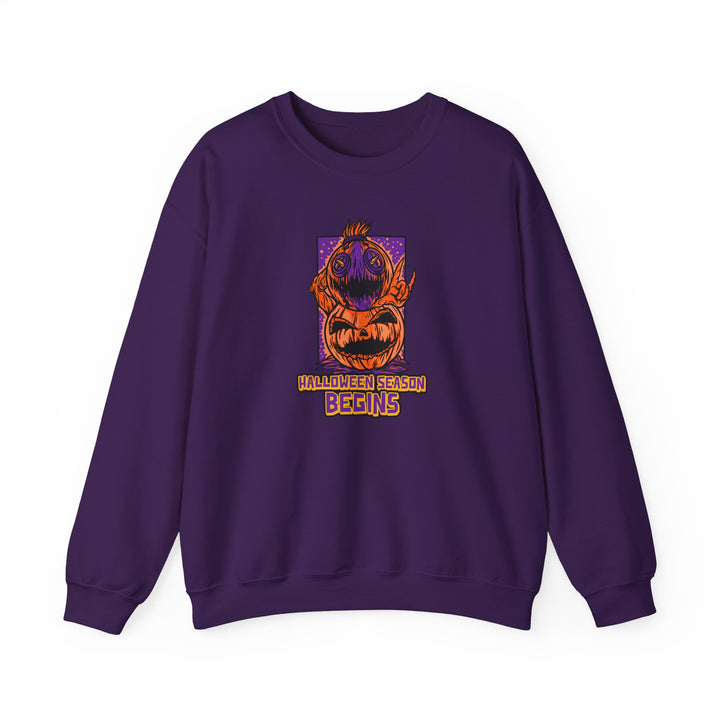 "Halloween Season Begins" - Start The Spookfest Crewneck Sweatshirt