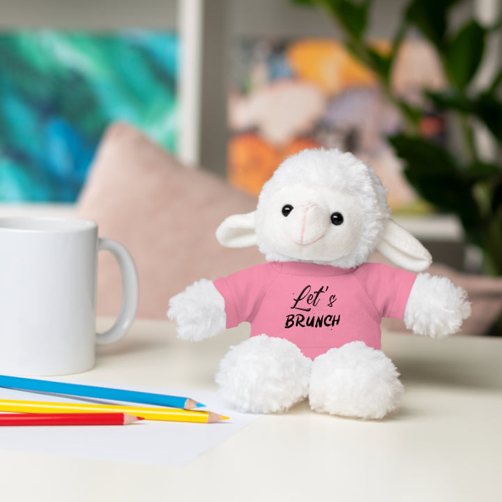 "Let's Brunch" Stuffed Animals with Tee = Cuddly Fun!