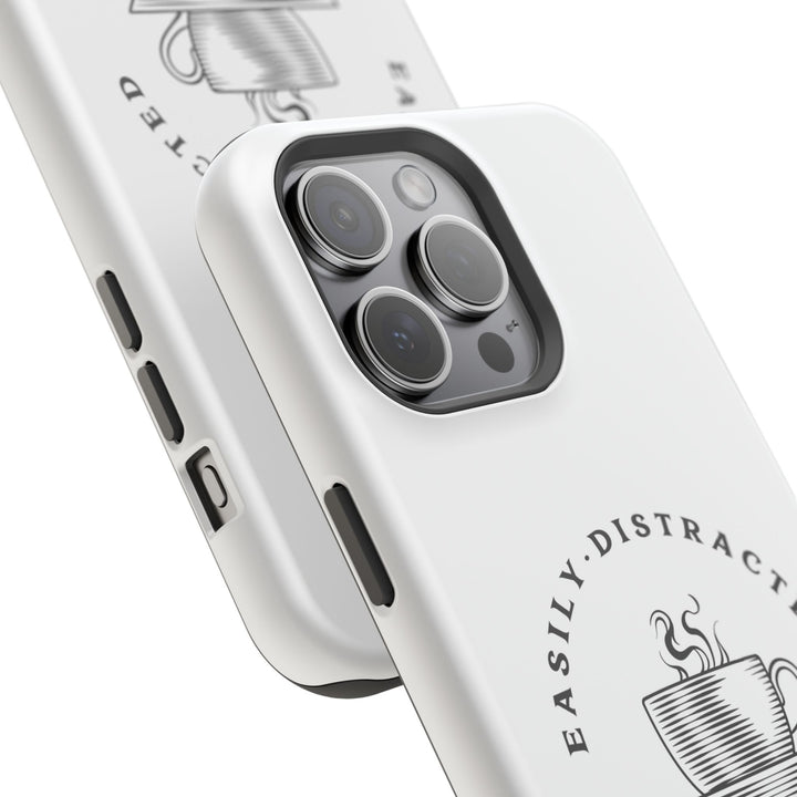 Easily Distracted By Coffee – Spill-Proof Your Distraction MagSafe® iPhone Case