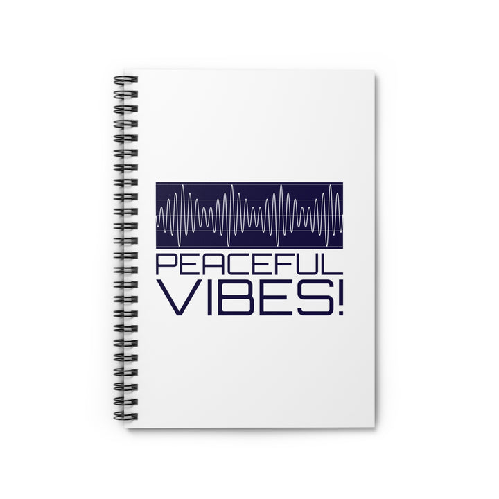 "Peaceful Vibes 2.0" Spiral Notebook – Your Daily Dose of Calm