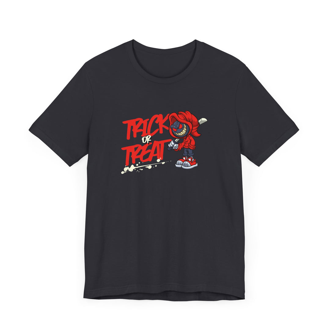 "Trick or Treat" Unisex Jersey Short Sleeve Tee