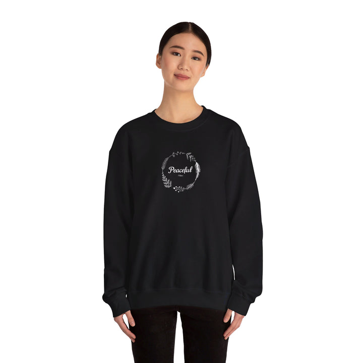 "Peaceful Vibes" Unisex Heavy Blend™ Crewneck Sweatshirt - Pure Comfort!