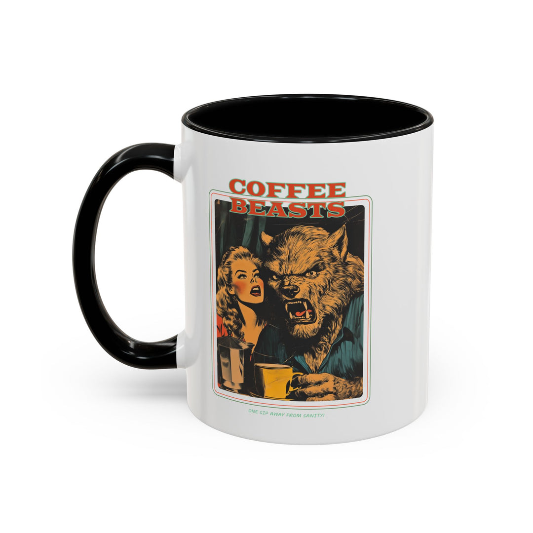 "Coffee Beasts" Accent Mug – Bold Sips, Bold Style