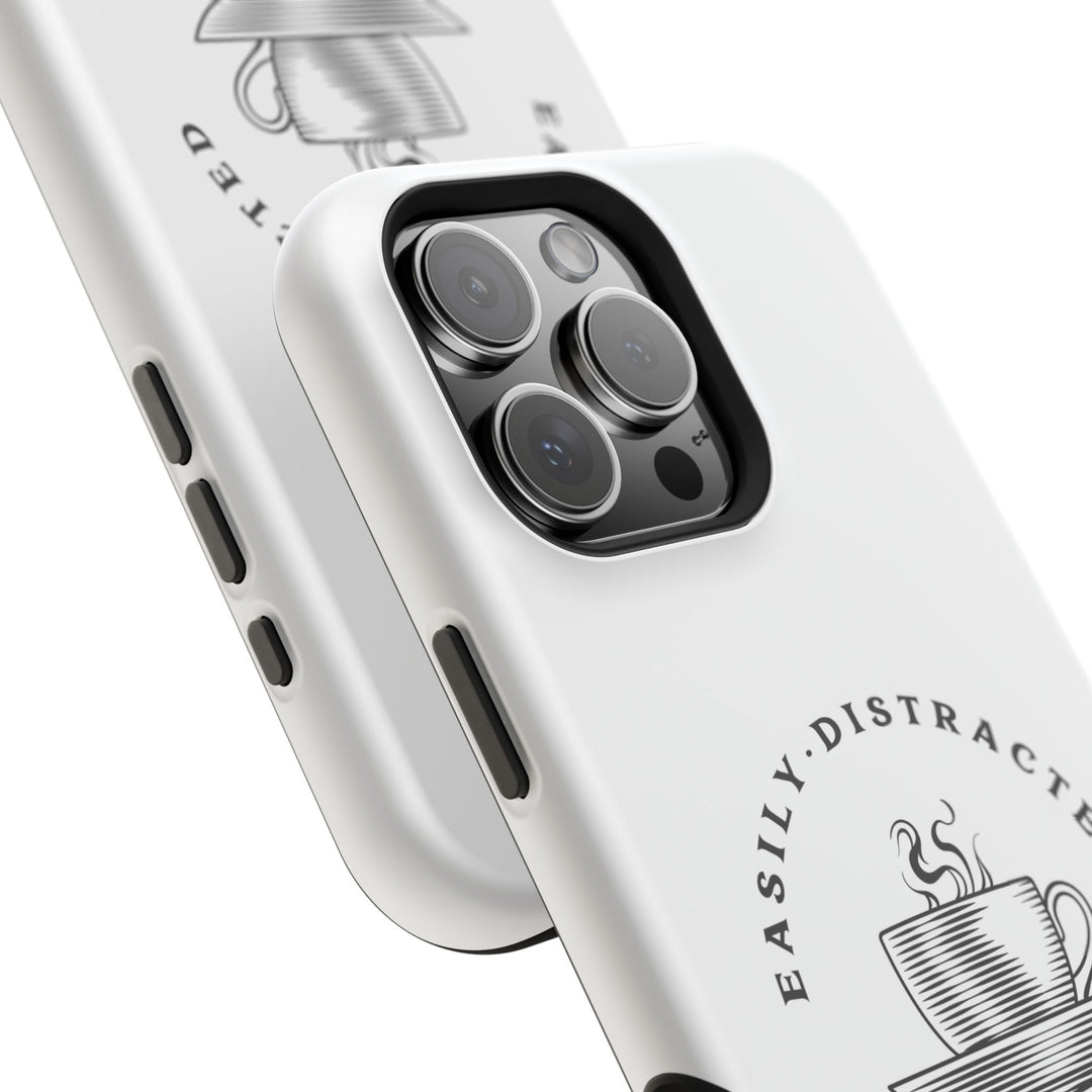 Easily Distracted By Coffee – Spill-Proof Your Distraction MagSafe® iPhone Case