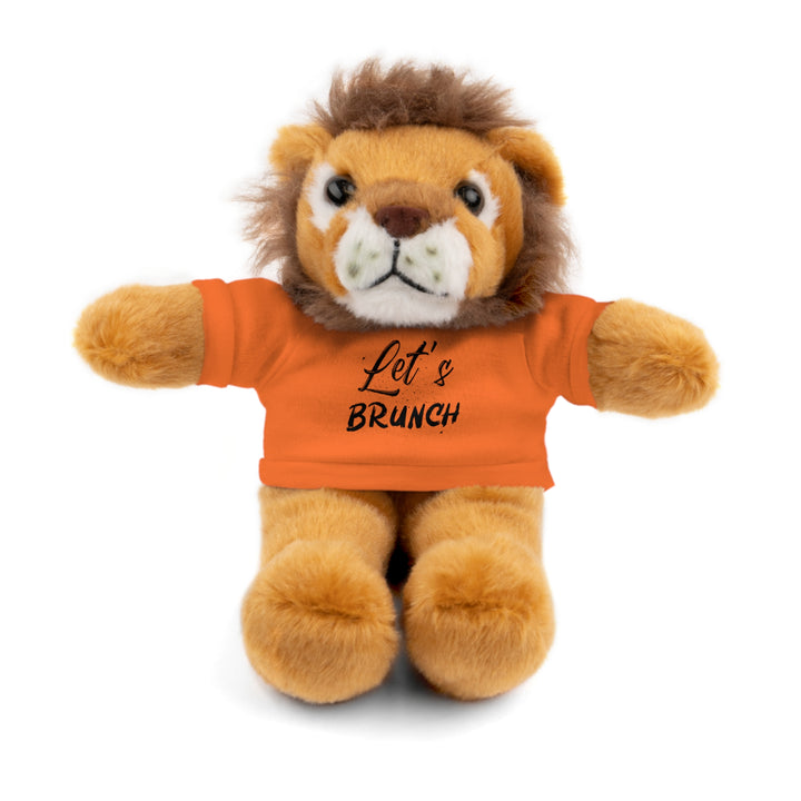 "Let's Brunch" Stuffed Animals with Tee = Cuddly Fun!