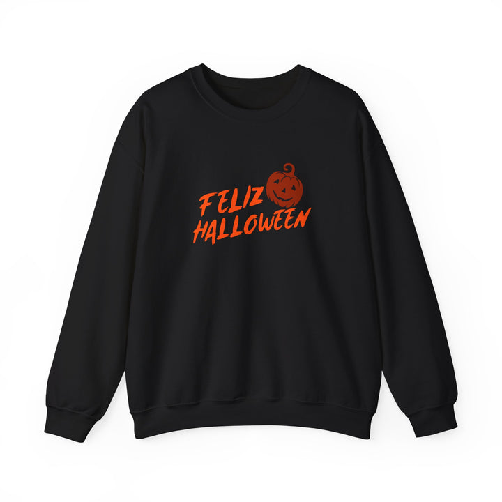 "Feliz Halloween" - Spooktacular Style Crewneck Sweatshirt