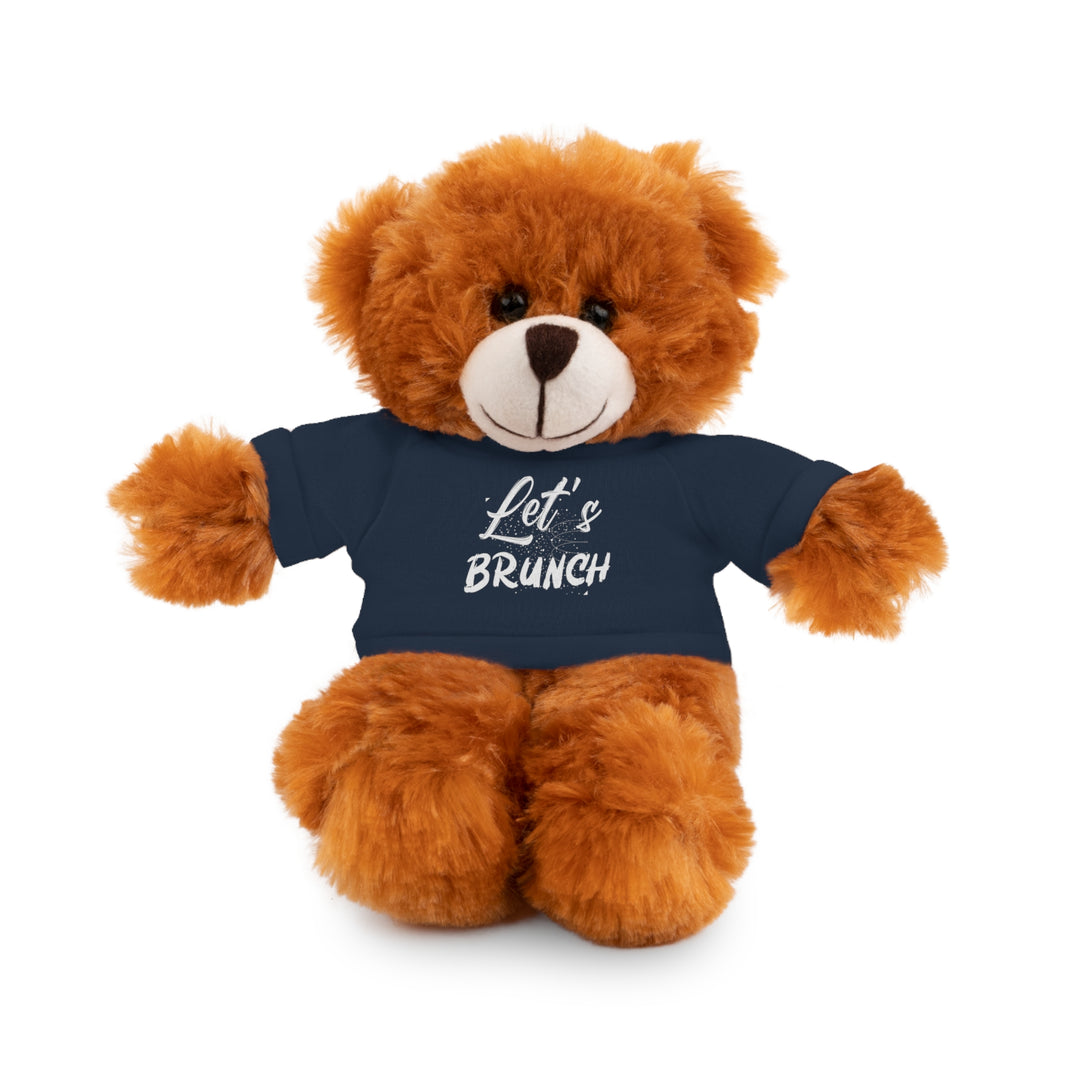 "Let's Brunch" Stuffed Animals with Tee = Cuddly Fun!