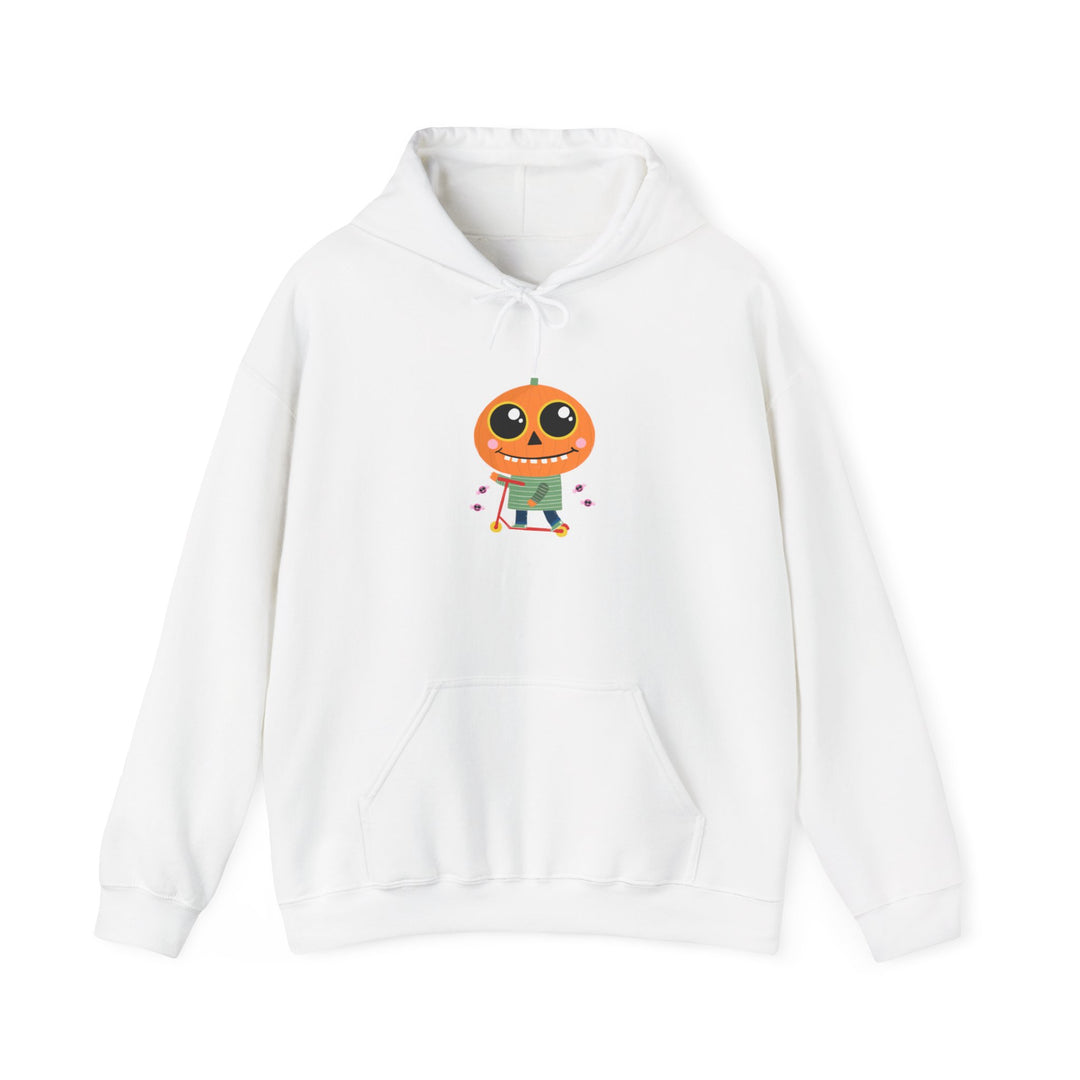 "Pumpkin Rider" - Rev Up Your Halloween Hooded Sweatshirt