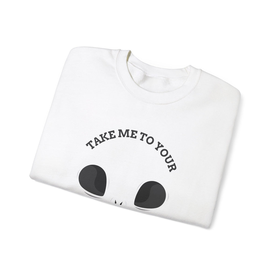 "Take Me To Your Treats" - Sweet & Spooky Style Crewneck Sweatshirt