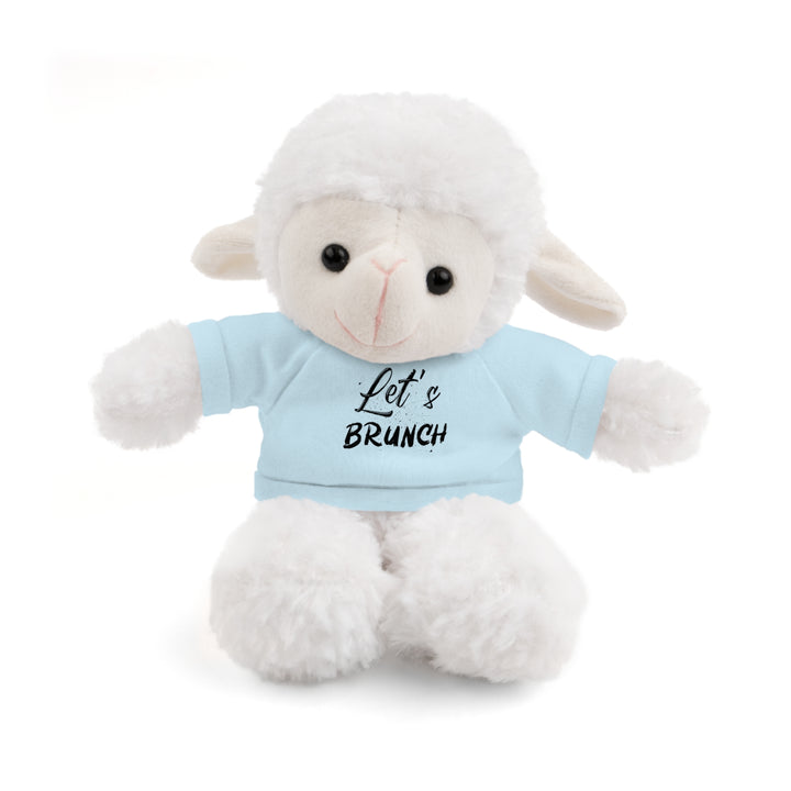 "Let's Brunch" Stuffed Animals with Tee = Cuddly Fun!