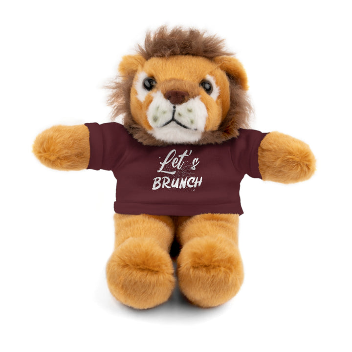 "Let's Brunch" Stuffed Animals with Tee = Cuddly Fun!