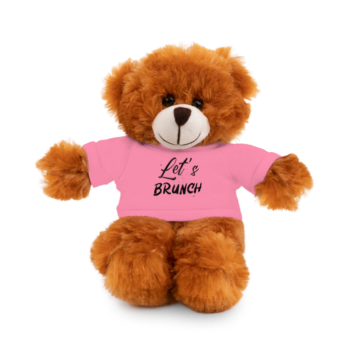 "Let's Brunch" Stuffed Animals with Tee = Cuddly Fun!