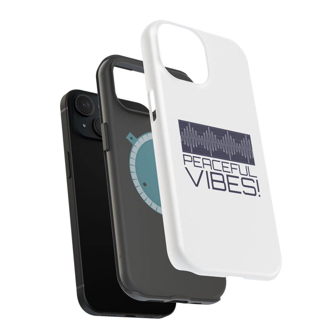 "Peaceful Vibes 2.0" Magnetic iPhone Tough Cases  - Where Tranquility Meets Toughness