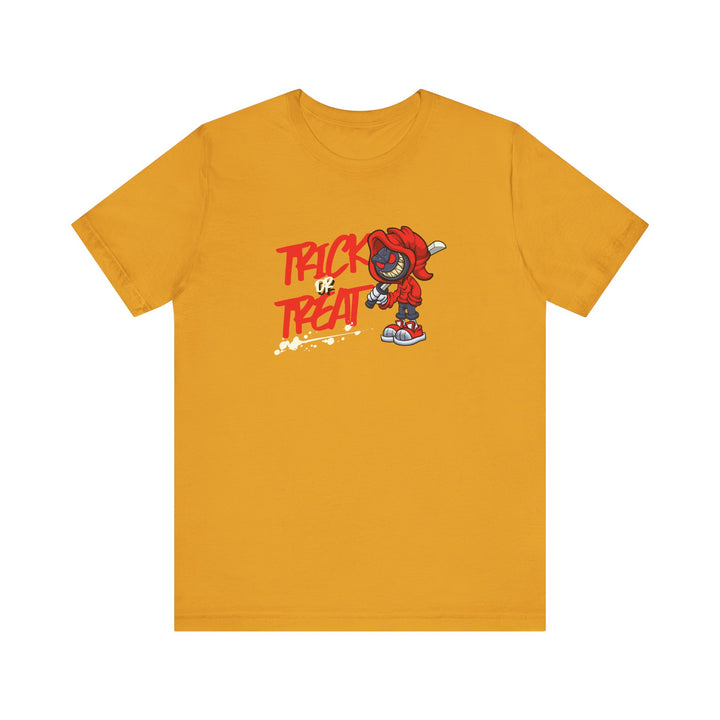 "Trick or Treat" Unisex Jersey Short Sleeve Tee