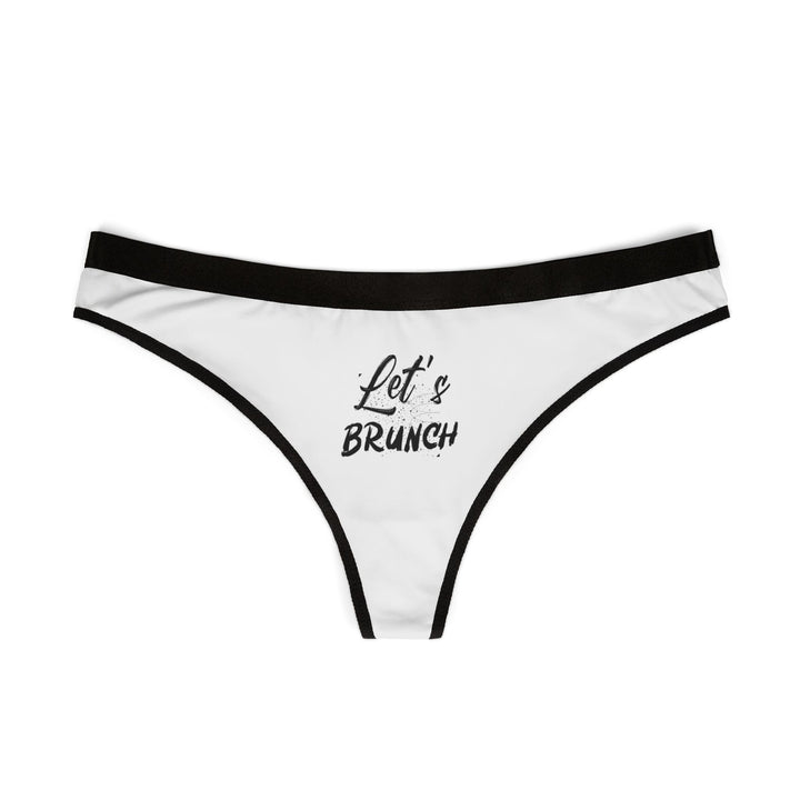 "Let's Brunch" Women's Thongs - Flirty, Fun & Fabulous ALL Day Long