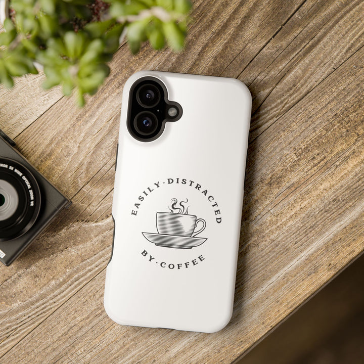 Easily Distracted By Coffee – Spill-Proof Your Distraction MagSafe® iPhone Case