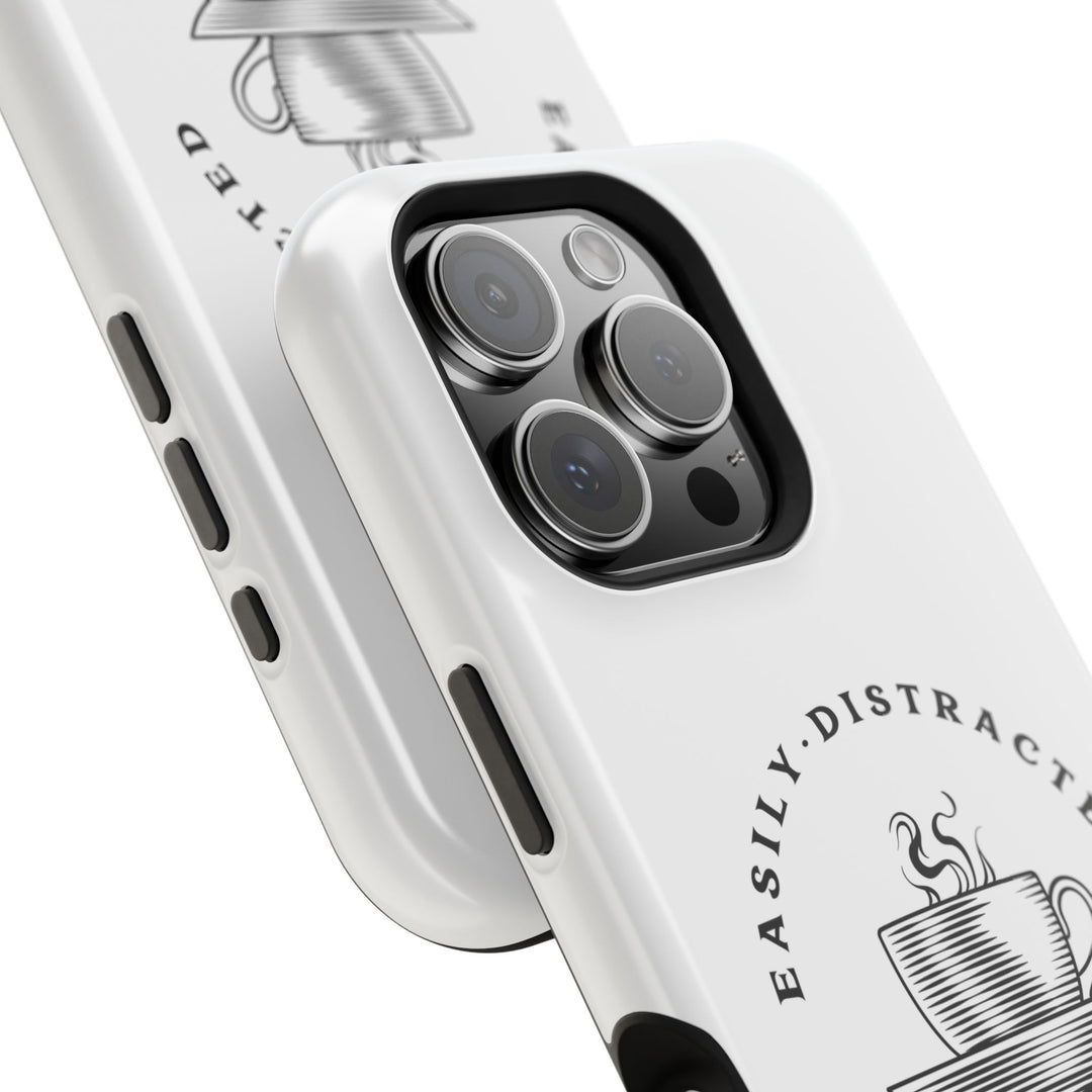 Easily Distracted By Coffee – Spill-Proof Your Distraction MagSafe® iPhone Case