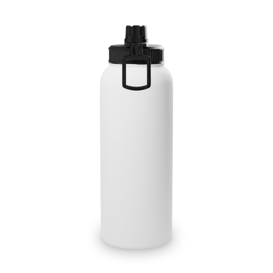 "Peaceful Vibes" Stainless Steel Water Bottle, Sports Lid