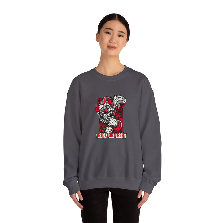 "Trick or Treat" - Hauntingly Fun  Crewneck Sweatshirt