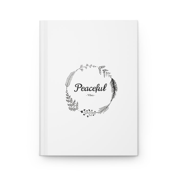 "Peaceful Vibes" Hardcover Journal Matte