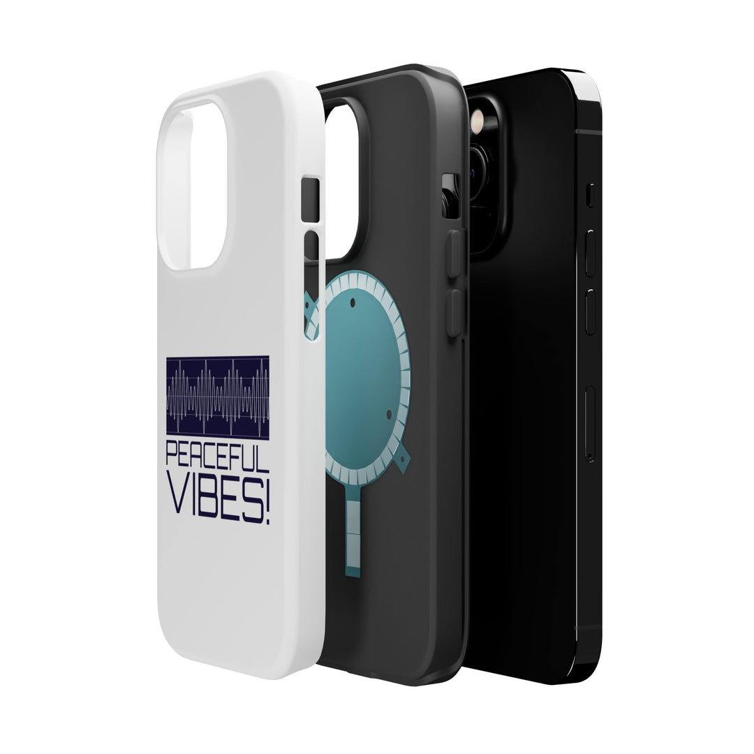 "Peaceful Vibes 2.0" Magnetic iPhone Tough Cases  - Where Tranquility Meets Toughness