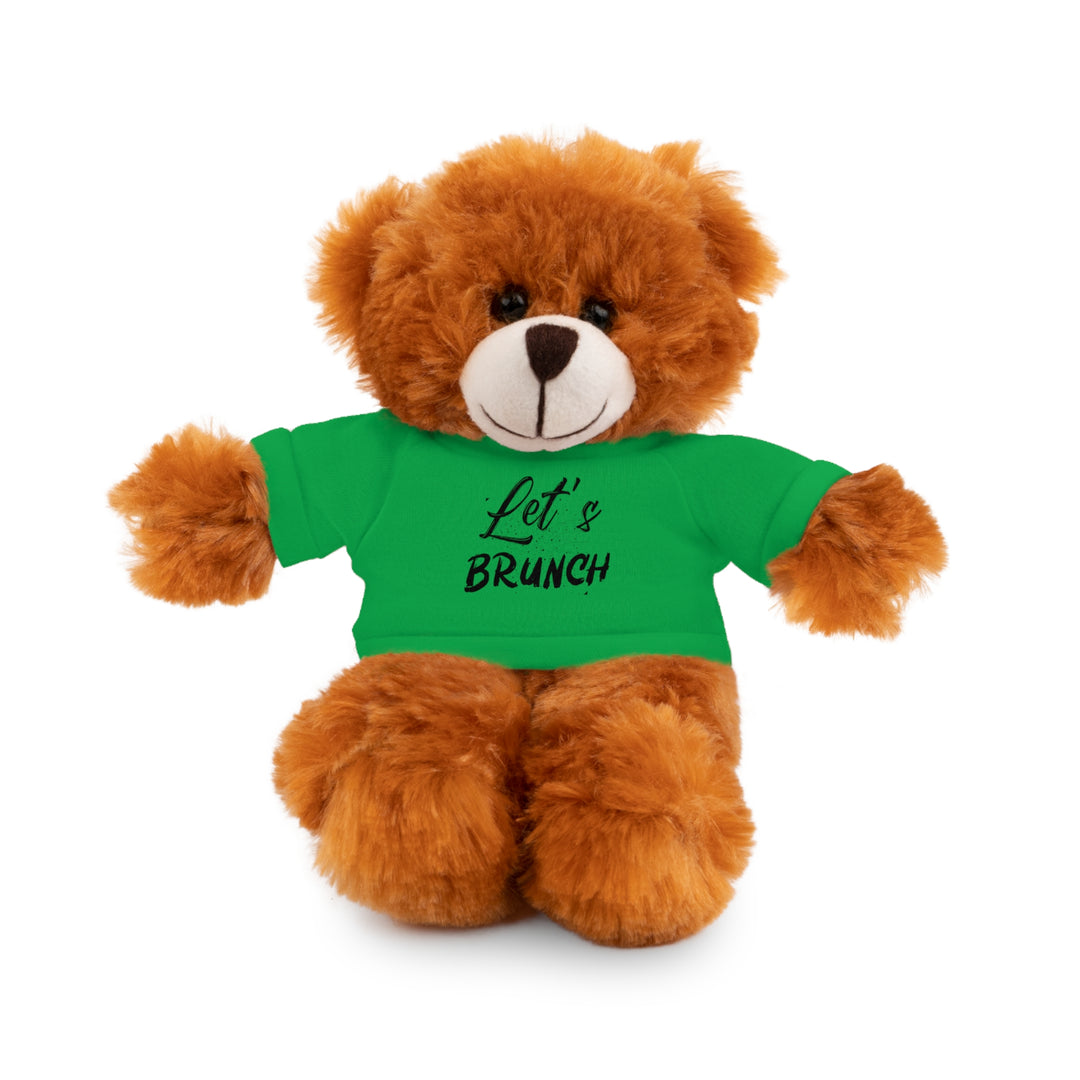 "Let's Brunch" Stuffed Animals with Tee = Cuddly Fun!