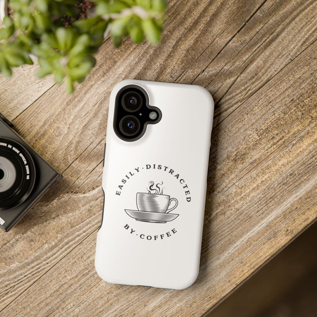 Easily Distracted By Coffee – Spill-Proof Your Distraction MagSafe® iPhone Case