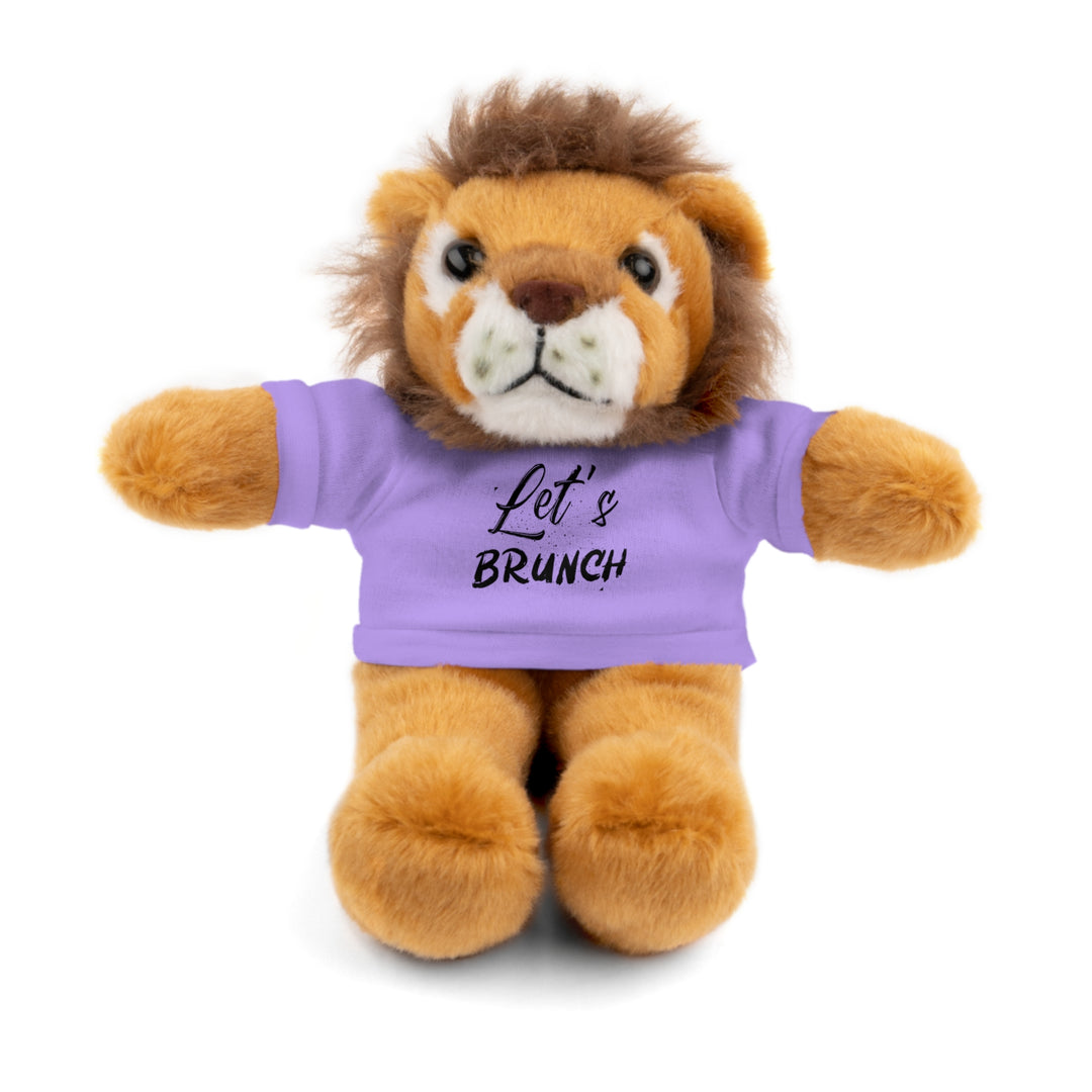 "Let's Brunch" Stuffed Animals with Tee = Cuddly Fun!