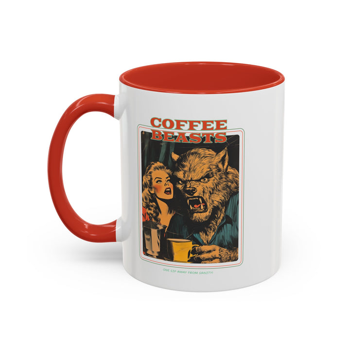 "Coffee Beasts" Accent Mug – Bold Sips, Bold Style